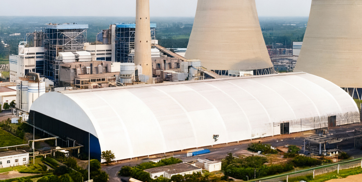 热烈祝贺我司中标郑州裕中能源关闭煤场膜结构工程